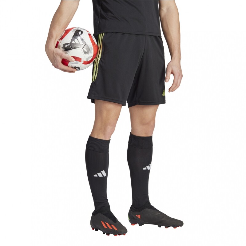 SHORT adidas TIRO 23 CLUB Black / Pulse Lime
