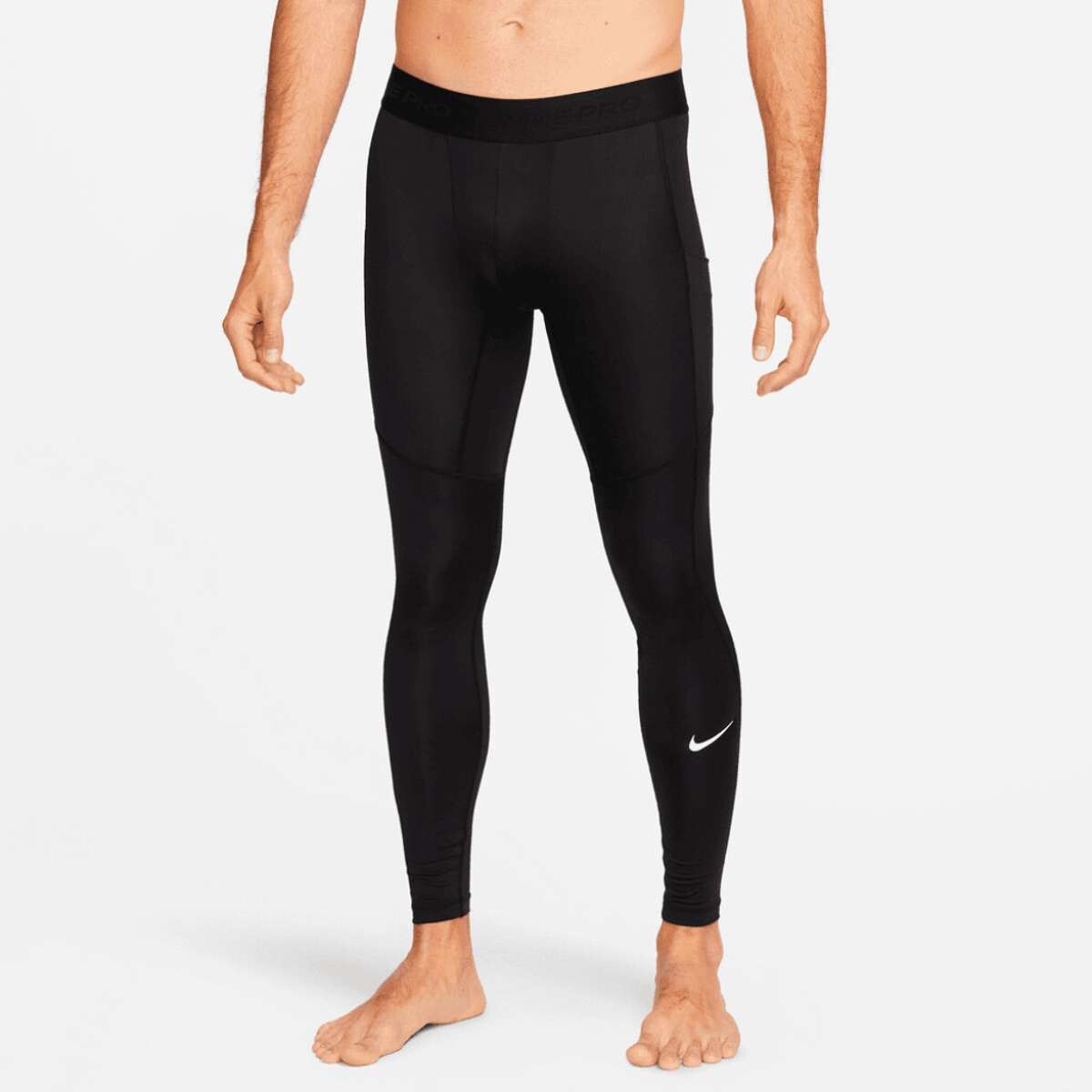 Pantalón Largo Np Dri Fit Tight de Hombre - Negro 