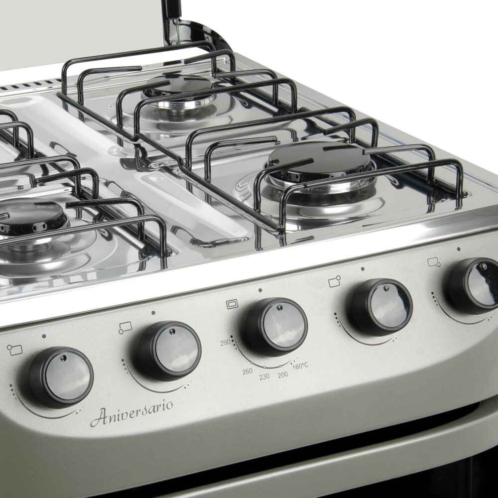 Cocina A Gas Tem Aniversario 4 Hornallas - Gris Cocina A Gas Tem Aniversario 4 Hornallas - Gris