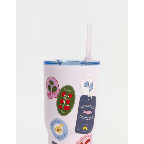 Vaso Térmico Estampado Combinacion Multicolor