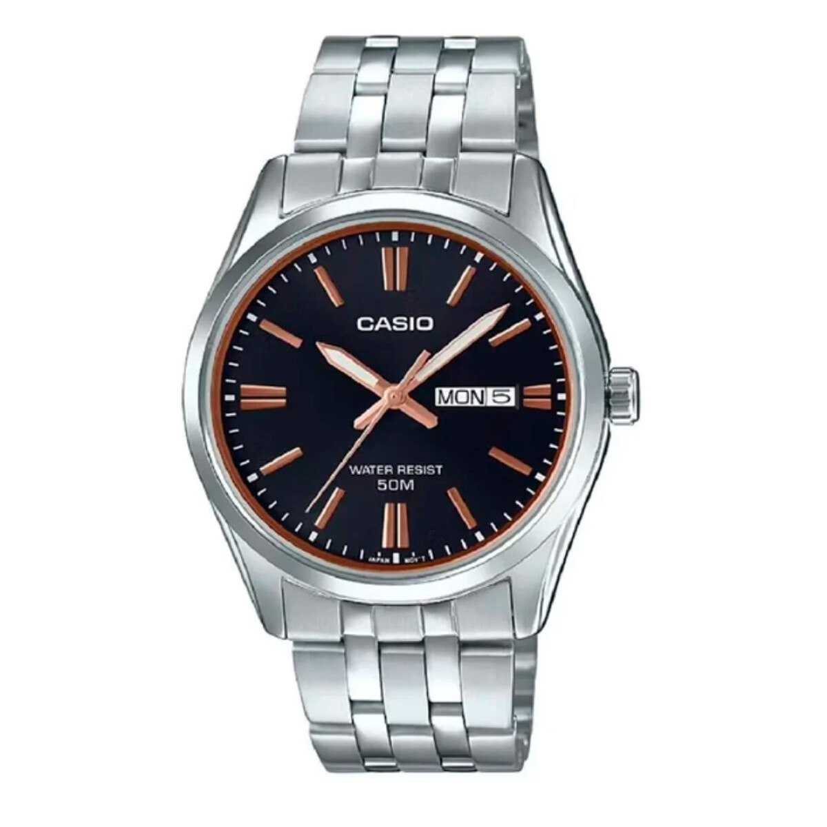 Reloj Casio Clásico Acero Inoxidable Plata 