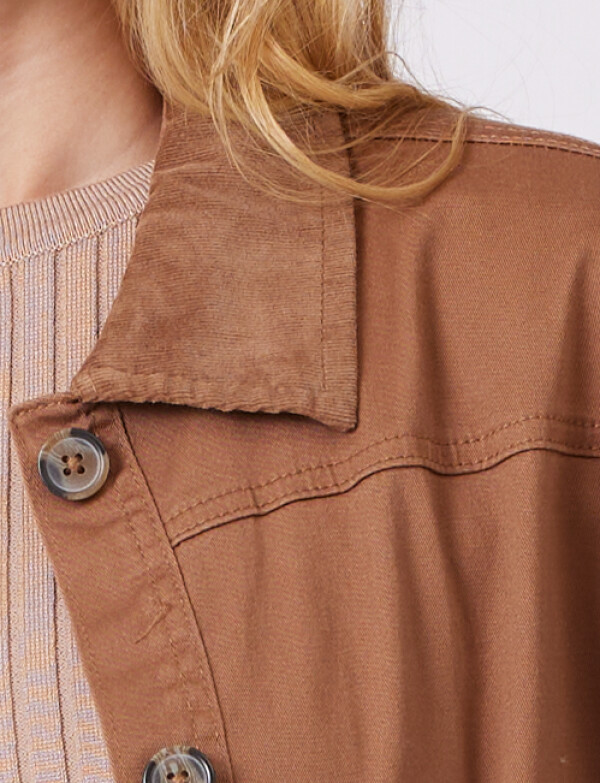 Sobrecamisa Bolsillos MARRON