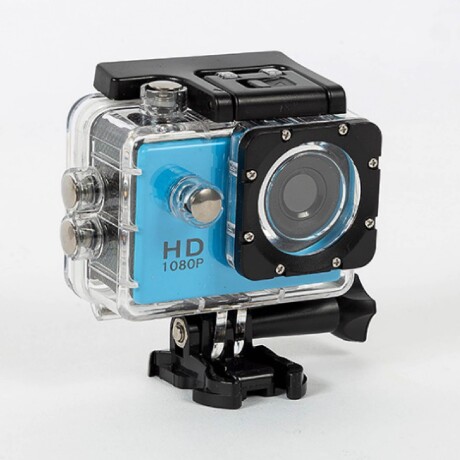 Cámara Acción Deportiva Fhd 1080P Waterproof AZUL