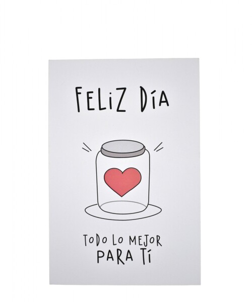 Tarjeta feliz día 10x15 DISEÑO 1