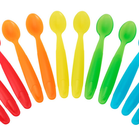 Pack de 12 cucharas multicolor Pack de 12 cucharas multicolor
