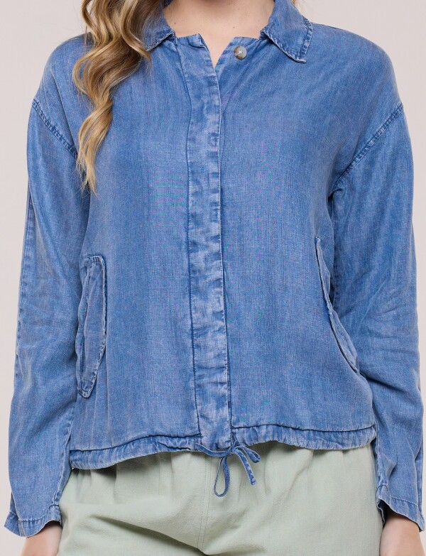 Sobrecamisa Holgada Con Cintura Regulable JEAN