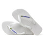 Sandalias Havaianas Brasil Logo FC Hombre Blanco