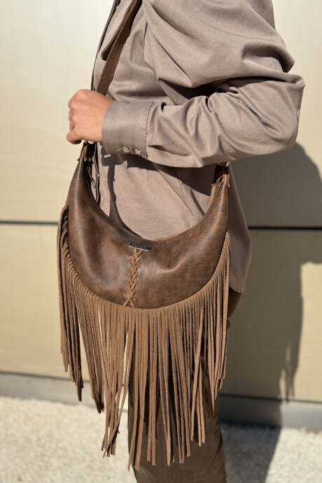 Bandolera sandi Marron gastado