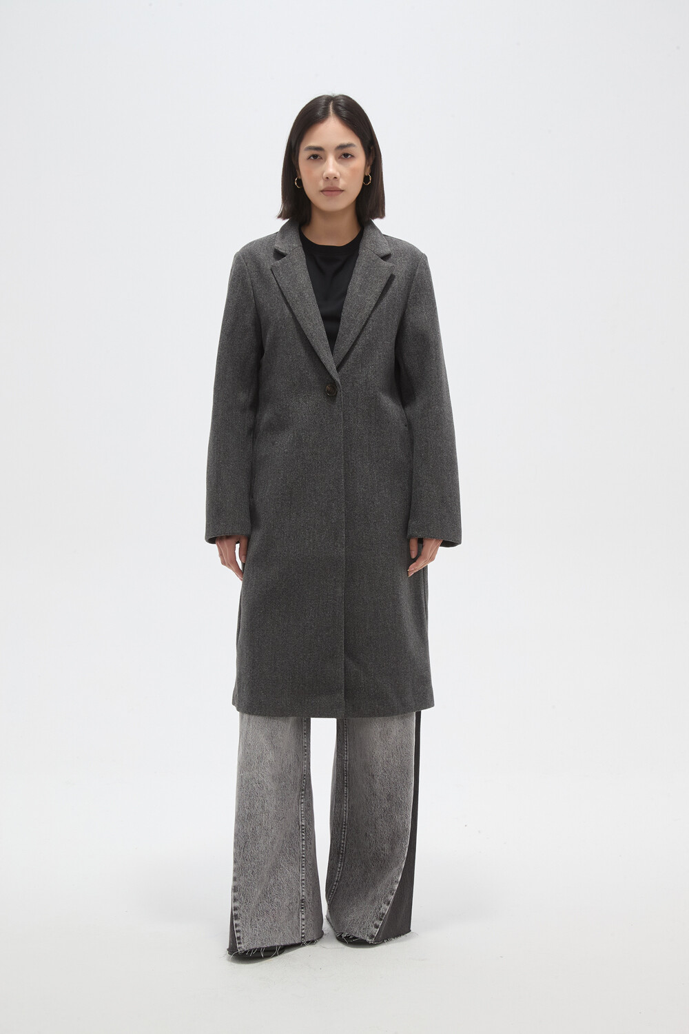 Tapado Weyral Gris Melange Oscuro