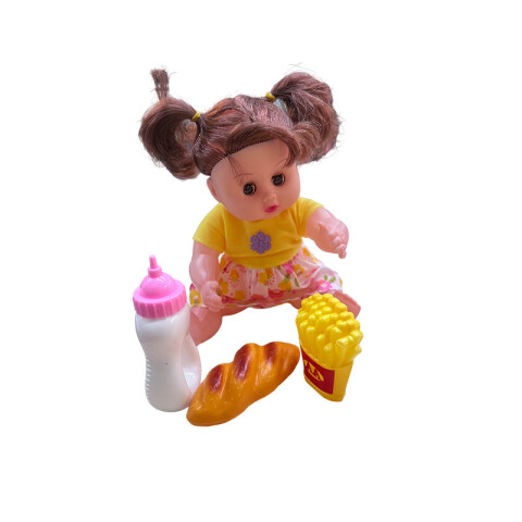 Outlet Muñeca c/ carrito de paseo c/sonido 65*30cm Outlet Muñeca C/ Carrito De Paseo C/sonido 65*30cm