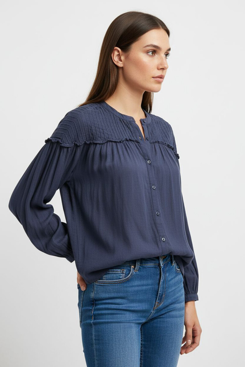 Camisa Rocia - Azul Piedra 