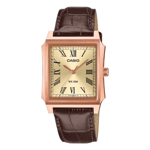 Reloj Casio MTPB190RGL-9BVDF para hombre con correa de cuero Reloj Casio Mtpb190rgl-9bvdf Para Hombre Con Correa De Cuero