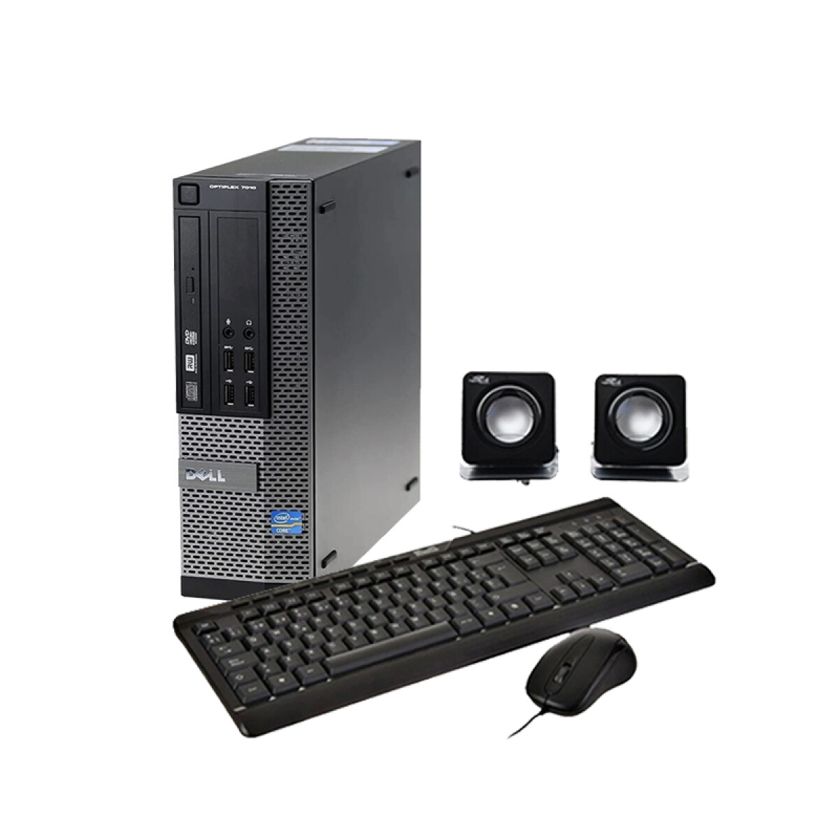 PC Reacond Dell. Intel i7 - 4ªGEN. RAM 8GB. Disco Sólido NUEVO 240GB. Win11. Incluye teclado, mouse y parlantes NUEVOS 
