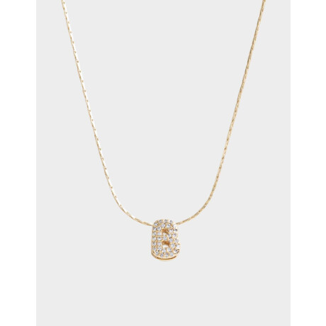 Cadena Corta con Dije Premium Gold Dorado