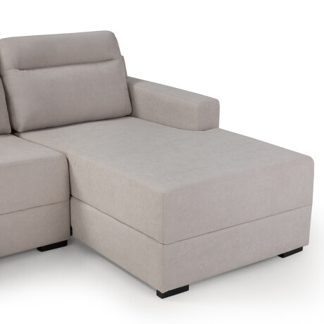 Rinconera Positano - Tela Microfibra - Chaise derecho TB7129 - Beige