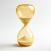 Reloj de Arena Deco Linea Golden 60 Minutos Arena Blanca