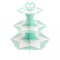 Porta Cupcake Pastel Estilo Decorado Verde Menta