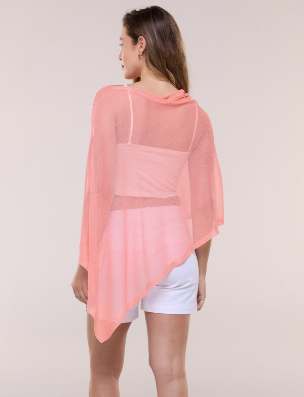 Poncho Traslúcido CORAL