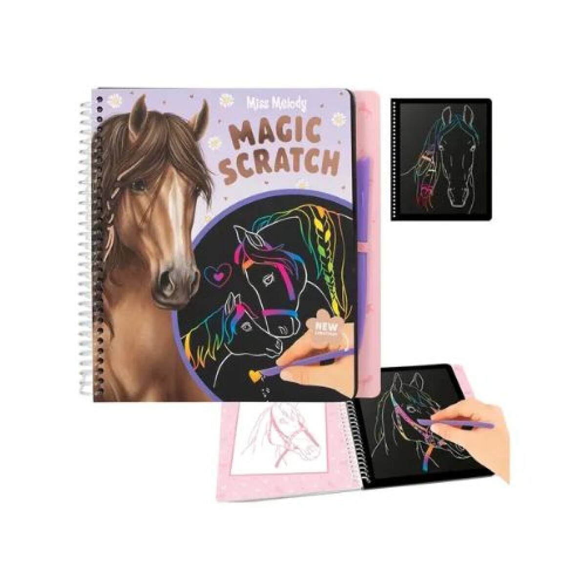 Libro Magic Scratch Miss Melody - Top Model 