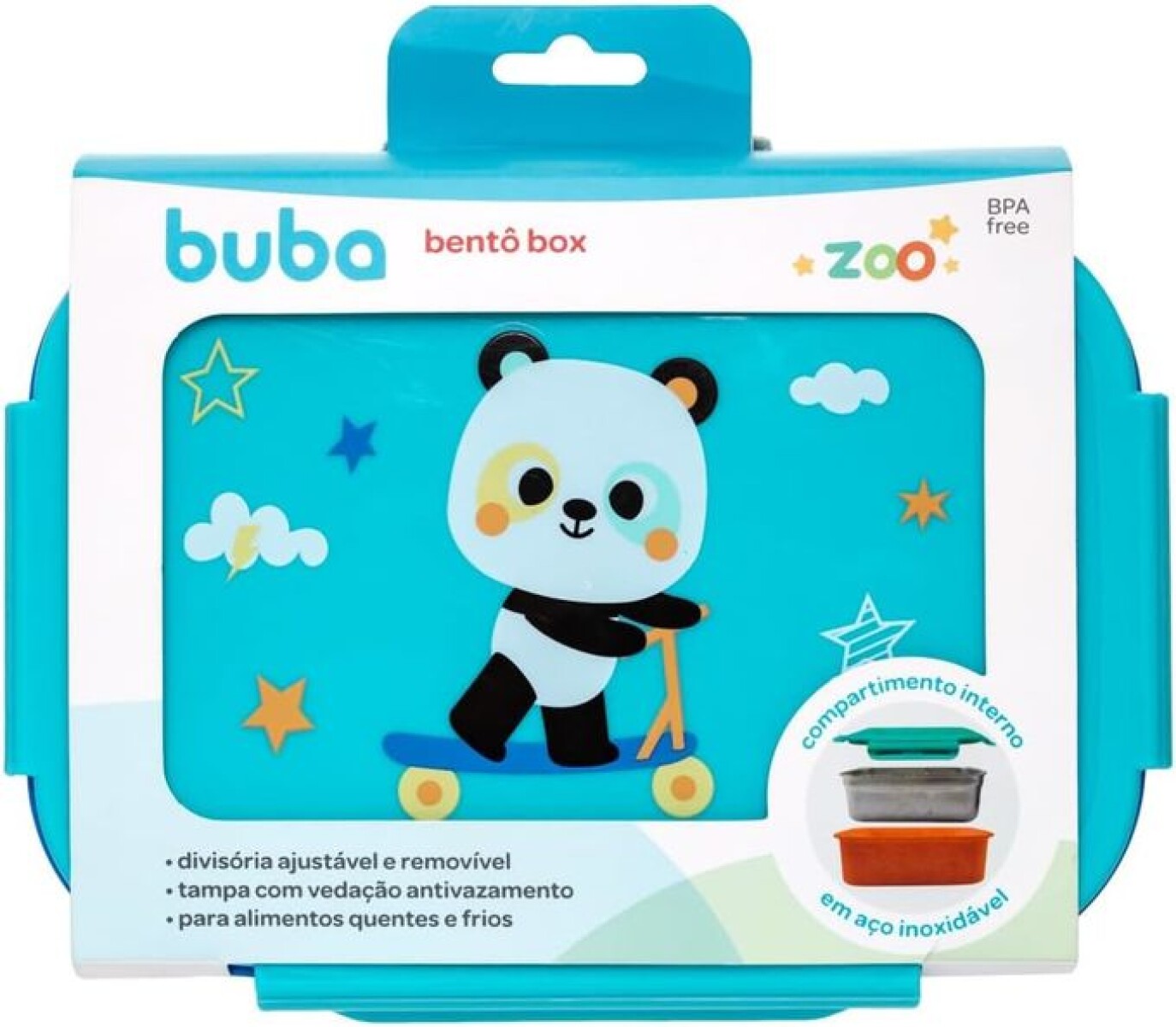 Lunchera bento box BUBAZOO - Panda 
