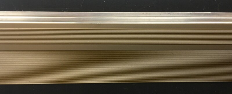 REDUCTOR ALUMINIO NP PERFIL REDUCTOR ALUMINIO CHAMPAGNE NP1257RT