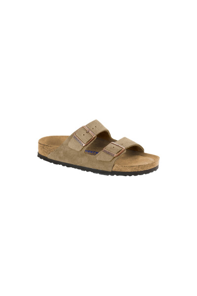 Sandalia Arizona Soft Footbed Suede Leather - Estrecho Taupe