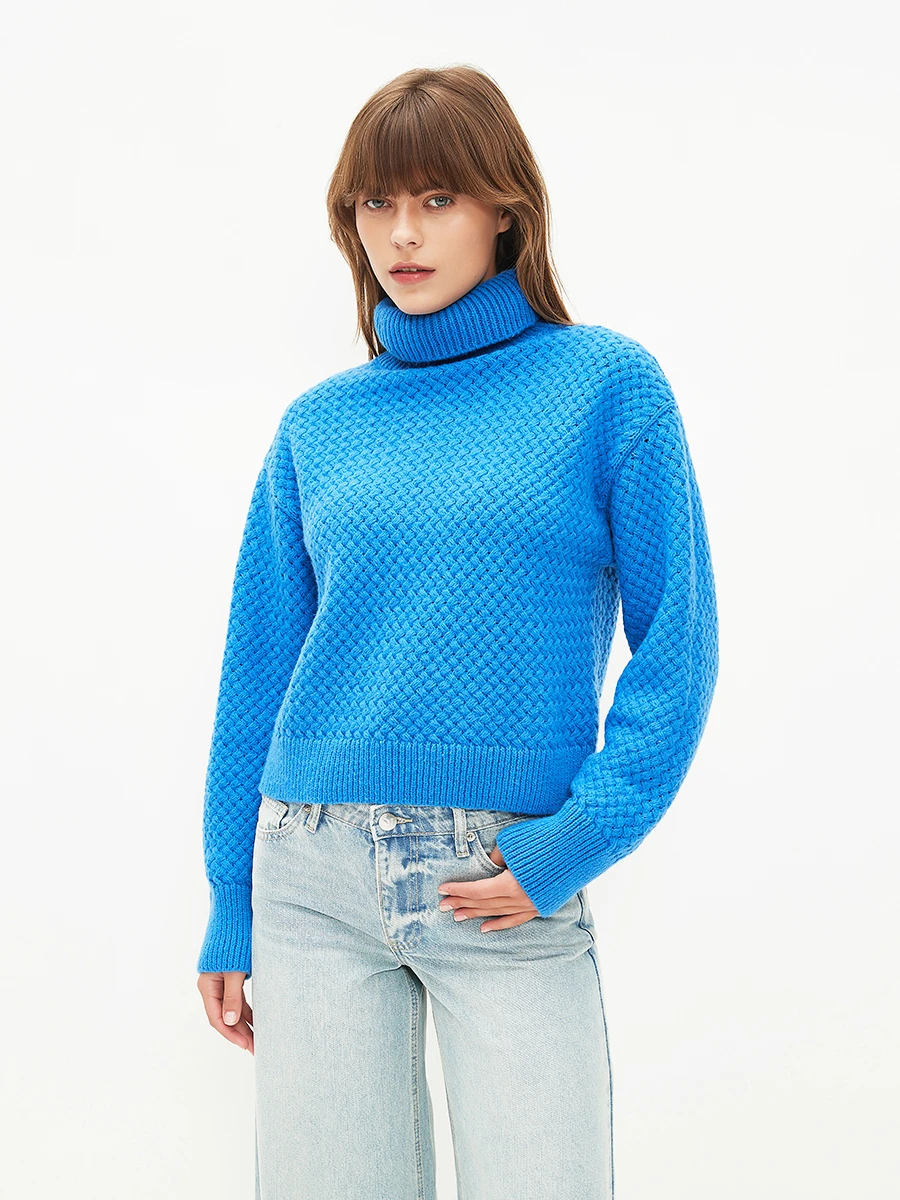 POLERON FREYA - AZUL 