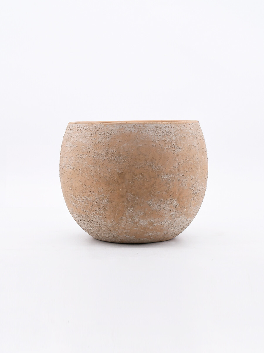 MACETA DE BARRO - MARRON 