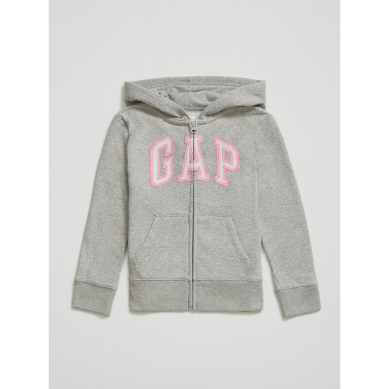 V-LOGO FZ HEATHER GREY