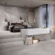 PORCELANATO PARA PISO Y PARED DE 60X120 GRIS MATE RECTIFICADO BALDOCER GRIS
