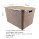 Caja ratán 40 lts MARRON