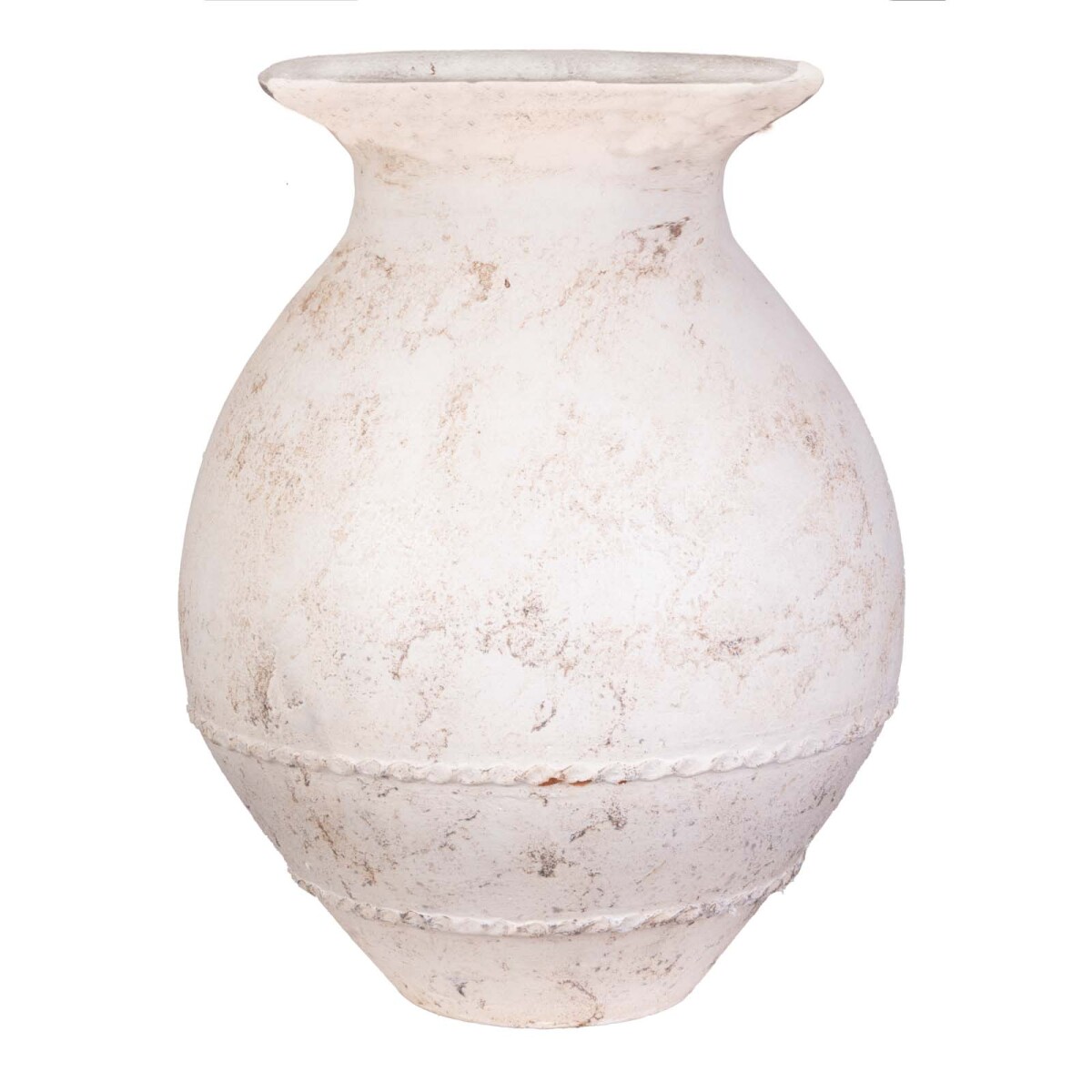 JARRÓN GENTONG - CERAMICA BLANCO 13.0084, BLANCO 