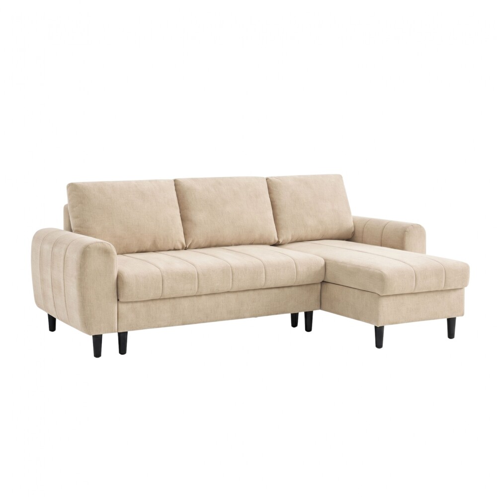 Sillón Esquinero con Baúles amplios - Amo Beige