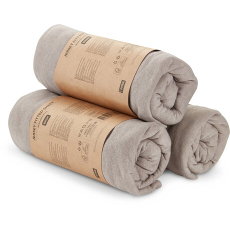 Sabana Bajera Ajust Jersey Janne 90X200X30 Gris