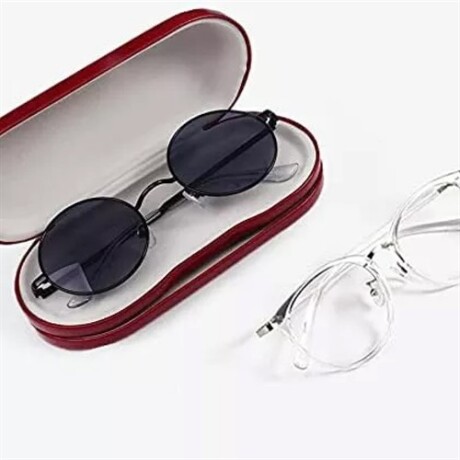 Estuche doble para lentes de armazón Marron