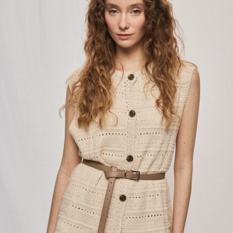 CHALECO IMAN Beige