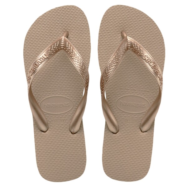 Ojotas Unisex Havaianas Top Rosa - Dorado
