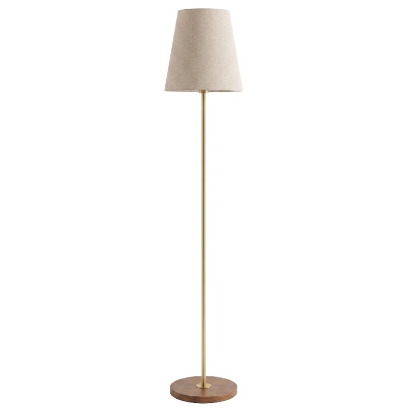 LAMPARA DE PIE CUP BEIGE/DORADO Unica