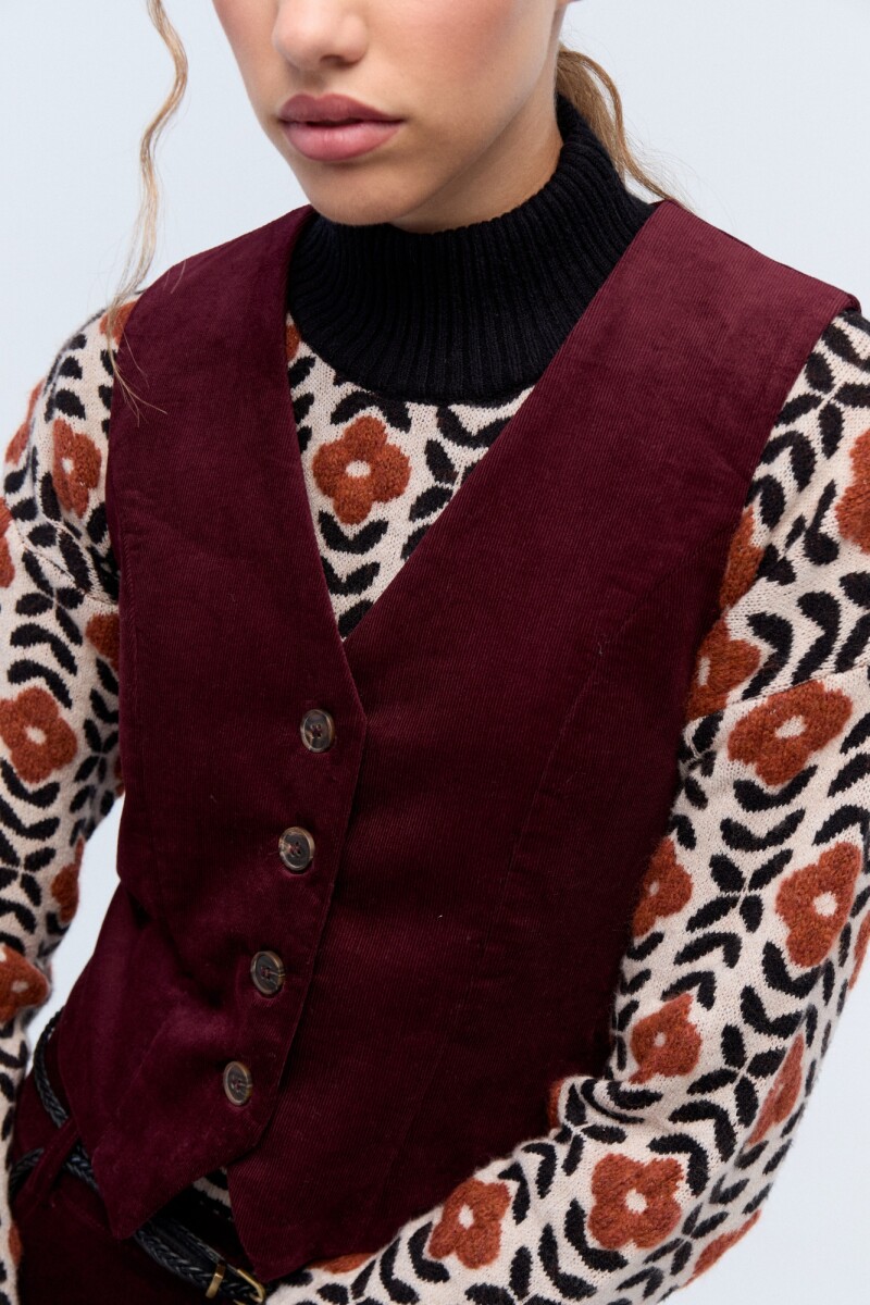 Chaleco Liverpool Bordo