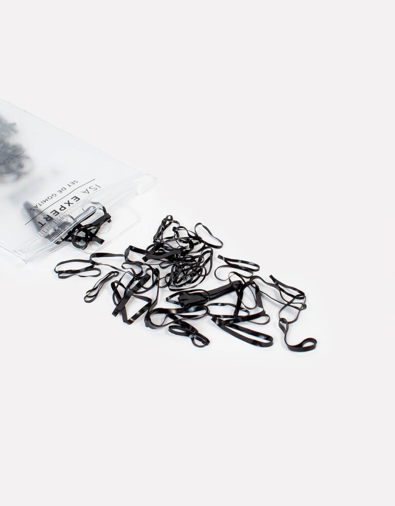 Accesorios Pelo Set Varios Set De Gomitas Elásticas - Negro