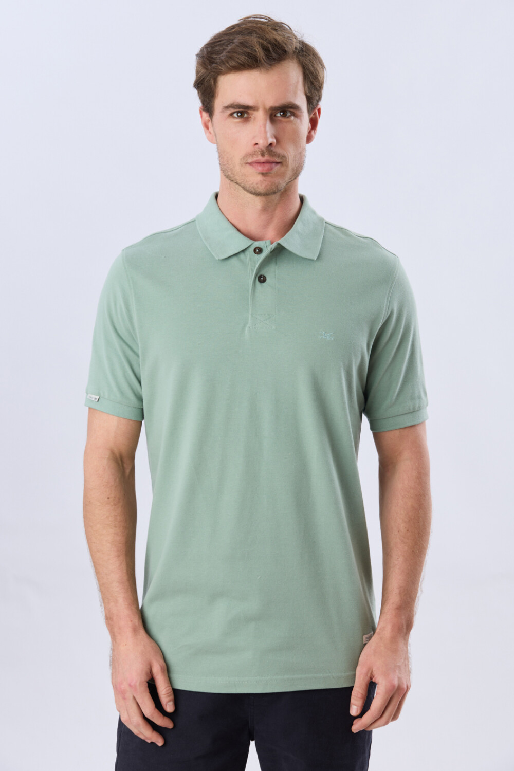 REMERA POLO LISA PIQUÉ Verde Claro