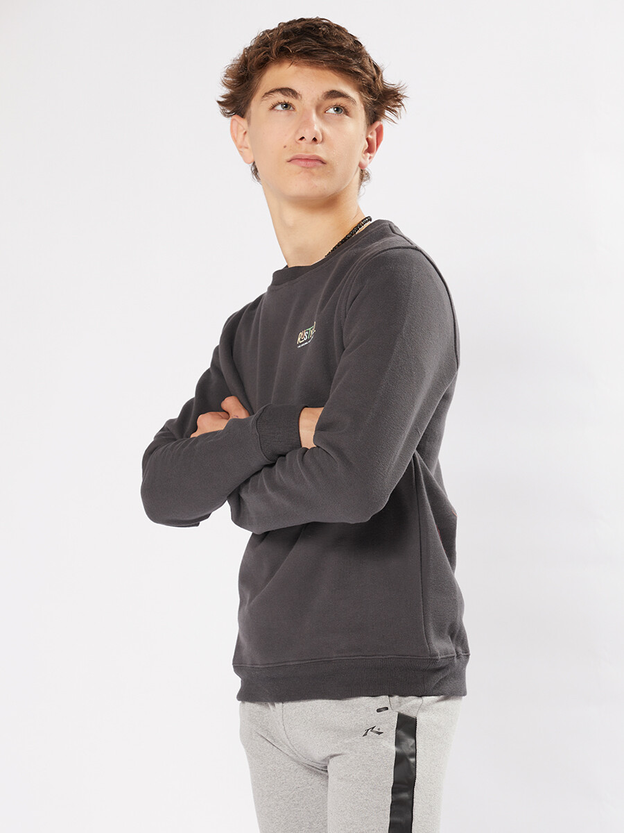 SWEATER TURF TEEN RUSTY - Gris Oscuro 