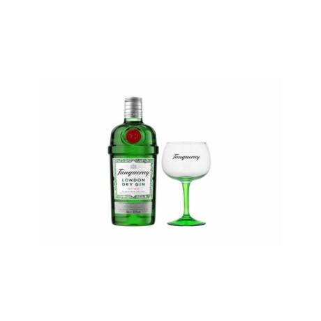 Pack Gin Tanqueray London Dry 750ML y 1 Copa de Vidrio 001