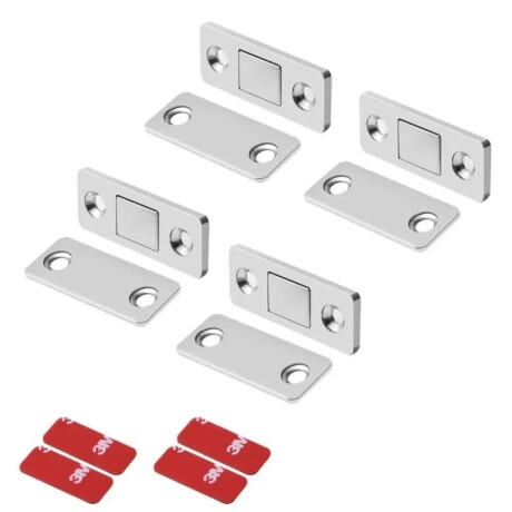 Imanes Resistentes Para Cajones O Puertas De Acero X4 001