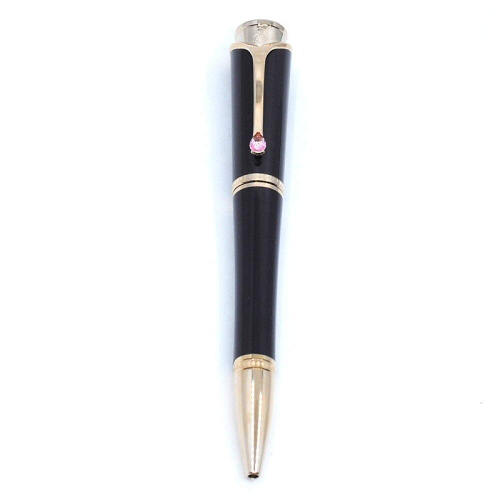Montblanc Princess Grace De Monaco 106633 Ballpoint Color Purple Con Estuche Y Papeles Montblanc Princess Grace De Monaco 106633 Ballpoint Color Purple Con Estuche Y Papeles