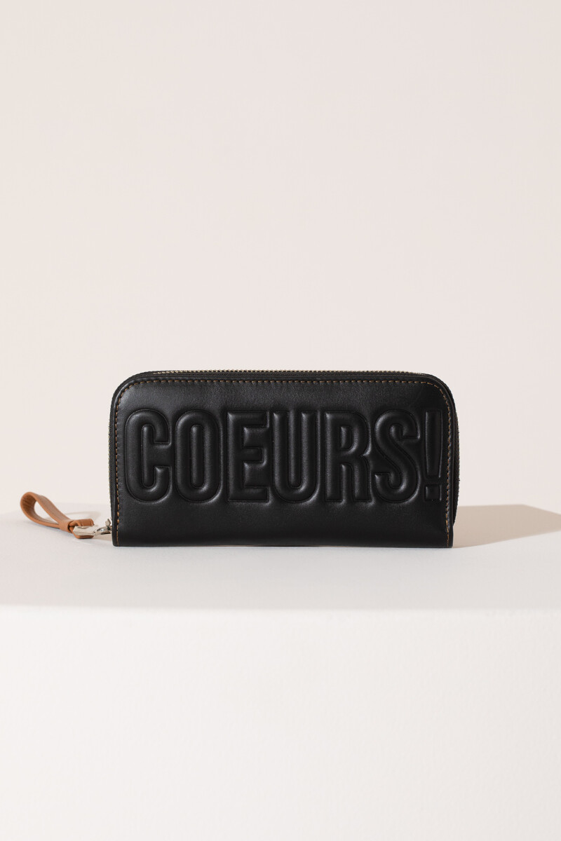 BILLETERA COEURS Negro