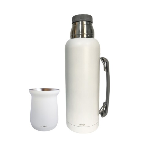 Set Comet Termo 1L Acero Inoxidable + Mate 160ML W100135 BLANCO