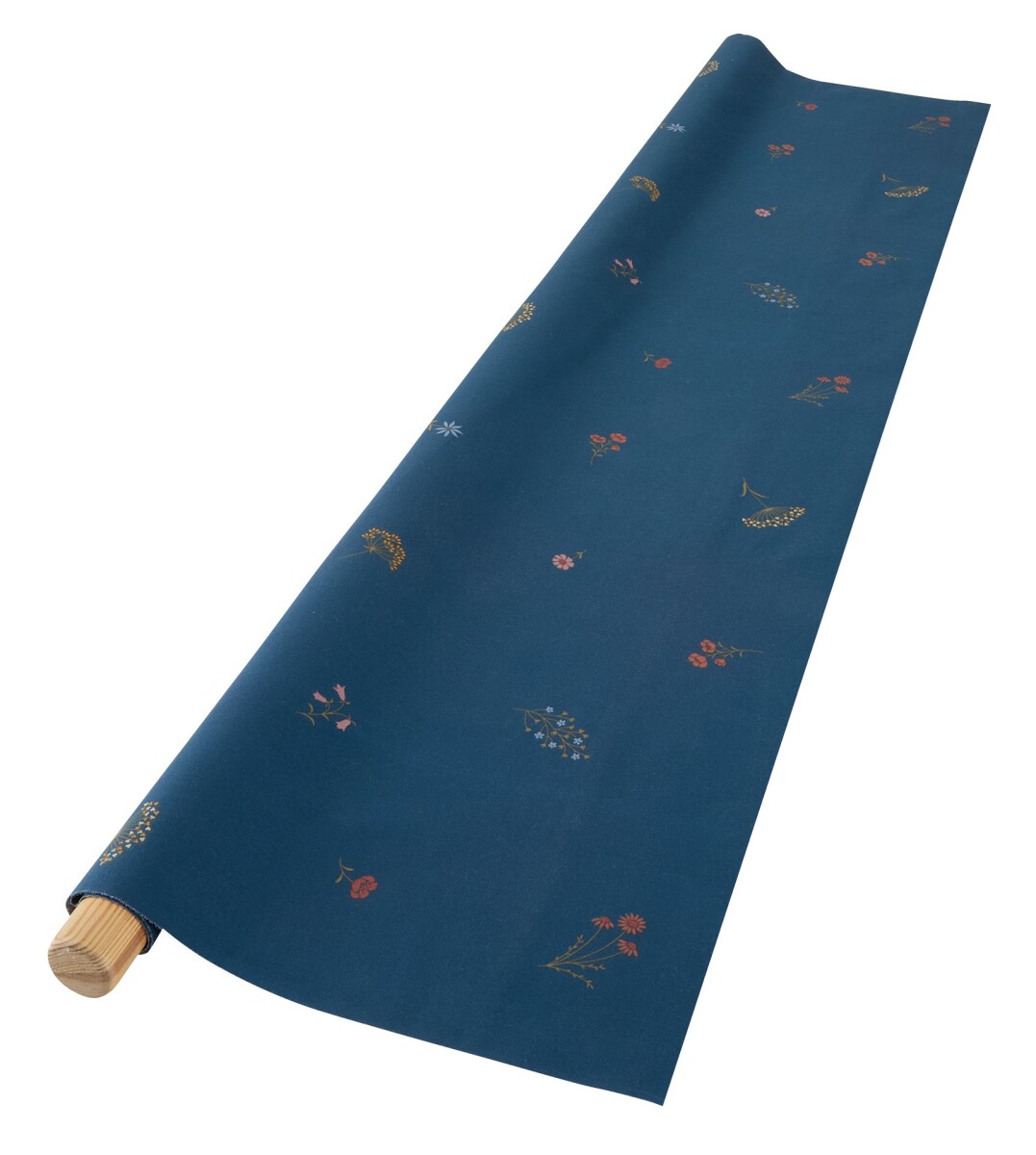 Mantel forrado SOLEIHOV 140 flor azul 