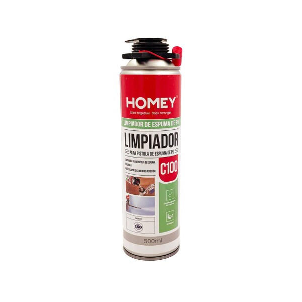 LIMPIADOR PISTOLA ESPUMA HOMEY 500ML Limpiador Pistola Espuma Homey 500ml