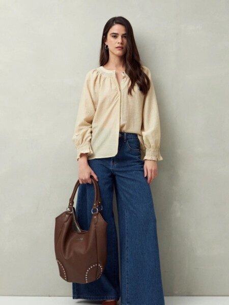 CAMISA D.CASSIN HIDAYA ALMENDRA